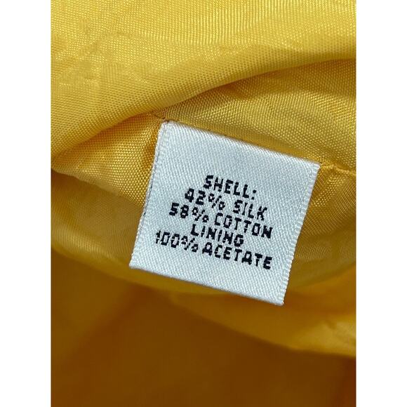 Lilly Pulitzer Women's Jacqueline Silk Shift Dress in Yellow Bamboo Print Size 0 - Picture 6 of 9